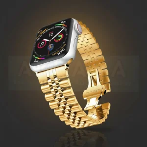 بند آکوآرا مدل 5Bead RLX مناسب برای اپل واچ 45 میلیمتری سری 7