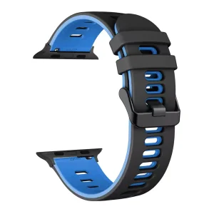 بند گودزیلا مدل Dual Color مناسب برای اپل واچ Series 7 41mm / Series 8 41mm / Series 9 41mm