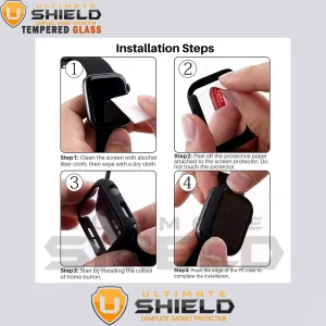 بند آلتیمیت شیلد مدل Soft-Guard-UL مناسب برای اپل واچ Ultra / Ultra 2 49mm به همراه کاور