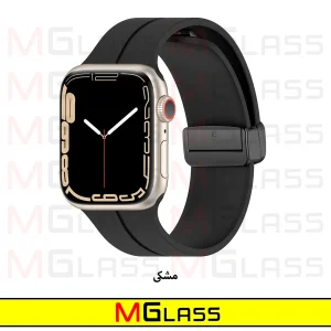 بند ام‌گلس مدل Magnetic-MG مناسب برای اپل واچ Series 8 45mm / Series 7 45mm / Series 9 45mm