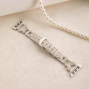 بند آکوآرا مدل Diamond Butterfly مناسب برای اپل واچ 42 میلیمتری سری 10/11