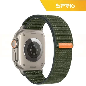 بند اسپریگ مدل Trail Loop Nylon مناسب برای اپل واچ 44/45/46/49 میلی متری سری SE1/SE2/SE3/4/5/6/7/8/9/10/11/Ultra/Ultra2/Ultra3