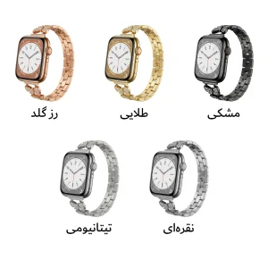 بند آکوآرا مدل Diamond Papion مناسب برای اپل واچ 46 میلیمتری سری 10/11