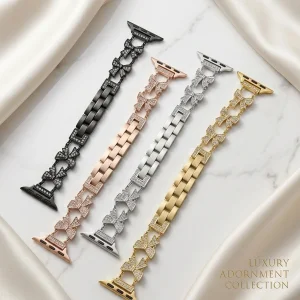 بند آکوآرا مدل Diamond Papion مناسب برای اپل واچ 46 میلیمتری سری 10/11