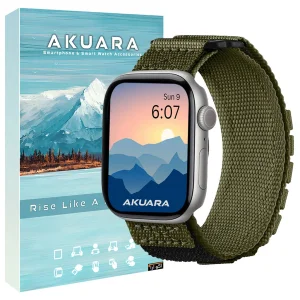 بند آکوآرا مدل Nylon Camp مناسب برای اپل واچ 42/44 میلیمتری سری 1/2/3/4/5/6/SE/SE2/SE3