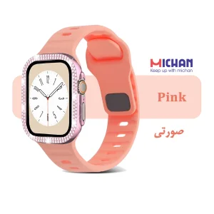 بند میچان مدل Silicone Sport مناسب برای اپل واچ 49 میلی متری سری ULTRA1/ULTRA2/ULTRA3 به همراه کاور