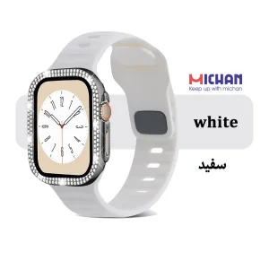 بند میچان مدل Silicone Sport مناسب برای اپل واچ 49 میلی متری سری ULTRA1/ULTRA2/ULTRA3 به همراه کاور