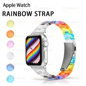 بند آلتیمیت شیلد مدل Crystal Hue Slim مناسب برای اپل واچ 41 میلی متری سری 7/8/9