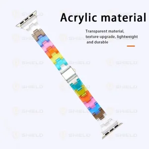 بند آلتیمیت شیلد مدل Crystal Hue Slim مناسب برای اپل واچ 41 میلی متری سری 7/8/9