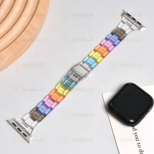 بند آلتیمیت شیلد مدل Crystal Hue Slim مناسب برای اپل واچ 41 میلی متری سری 7/8/9