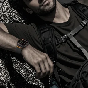 بند آلتیمیت شیلد مدل Fabric Mag Elastic مناسب برای اپل واچ 49 میلی متری سری Ultra / Ultra 2 / Ultra 3