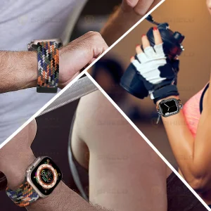 بند آلتیمیت شیلد مدل Braided Magsolo Mix مناسب برای اپل واچ 49 میلی متری سری Ultra 3