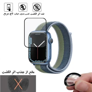محافظ صفحه نمایش نانو شهر گلس مدل PMMAWSH مناسب برای اپل واچ Series 7 Aluminum 41 mm