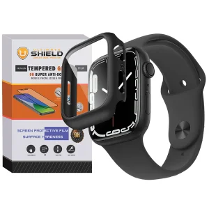 بند آلتیمیت شیلد مدل Soft-Guard-UL مناسب برای اپل واچ Series SE 2022 Aluminum Case 40mm / SE 2021 Aluminum Case 40mm / Series 5 40mm / Series 6 40mm / Series 4 40mm به همراه کاور
