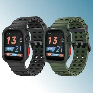 بند آکوآرا مدل Ocean BBuckle Rugged مناسب برای اپل واچ 49 میلی متری سری Ultra / Ultra 2 / Ultra 3 به همراه کاور