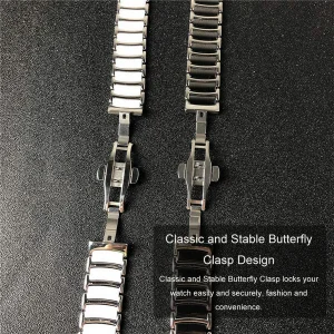 بند ال کا جی مدل CeramicSt-LK مناسب برای اپل واچ سایز 46 میلی متری سری 11 / 10