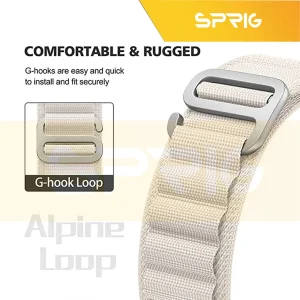 بند اسپریگ مدل Loop Alpine مناسب برای اپل واچ SE 2022 44mm