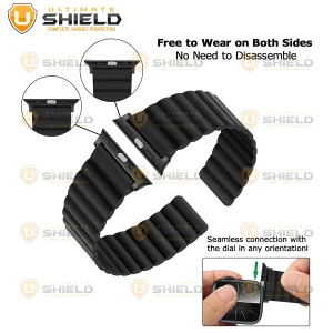 بند آلتیمیت شیلد مدل SIC Link UL GY مناسب برای اپل واچ Ultra / Ultra 2 49mm