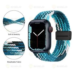 بند آلتیمیت شیلد مدل Braided Magsolo DES1 مناسب برای اپل واچ 42/44 میلی متری سری 1/2/3/4/5/6/SE/SE2/SE3