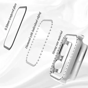 کاور اپیکوی مدل Diamond Cover Apple Watch مناسب برای اپل واچ سری 10 سایز 42 میلی متری
