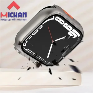 کاور میچان مدل tempered glass مناسب برای اپل واچ سری Se/4/5/6 سایز 40 میلی متری