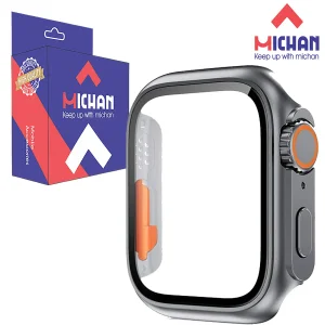 کاور میچان مدل tempered glass مناسب برای اپل واچ سری Se/4/5/6 سایز 40 میلی متری