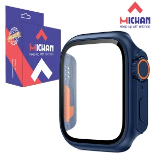 کاور میچان مدل tempered glass مناسب برای اپل واچ سری Se/4/5/6 سایز 40 میلی متری