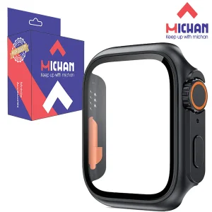 کاور میچان مدل tempered glass مناسب برای اپل واچ سری Se/4/5/6 سایز 40 میلی متری