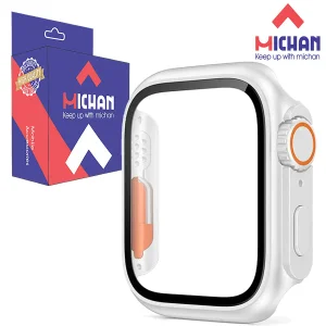 کاور میچان مدل tempered glass مناسب برای اپل واچ سری Se/4/5/6 سایز 40 میلی متری