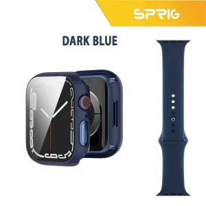 بند اسپریگ مدل Sic مناسب برای اپل واچ Series 8 Aluminum 45mm / Series 7 Aluminum 45mm میلی متر به همراه کاور
