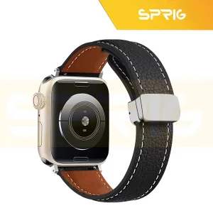 بند اسپریگ مدل Magnetic Leather مناسب برای اپل واچ Ultra / Ultra 2 49mm