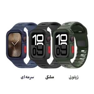 بند زیرو مدل SPG Defender ZR مناسب برای ساعت هوشمند اپل Series 10 42mm به همراه کاور