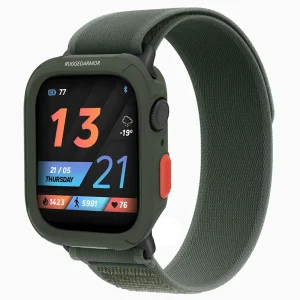 بند اسپریگ مدل Rugged Trail مناسب برای اپل واچ سری Se/1/2/3/4/5/6/7/8/9 سایز 42/44/45 میلی متری به همراه کاور