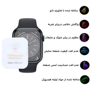 محافظ صفحه نمایش اپیکوی مدل Hydrogel مناسب برای اپل واچ 45 میلی متری سری 7 / 8