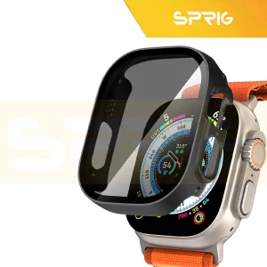 کاور اسپریگ مدل DG Privacy مناسب برای اپل واچ Ultra 49mm / Ultra 2 49mm به همراه محافظ صفحه نمایش