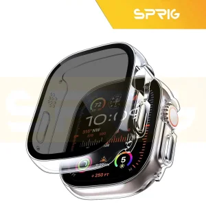 کاور اسپریگ مدل DG Privacy مناسب برای اپل واچ Ultra 49mm / Ultra 2 49mm به همراه محافظ صفحه نمایش