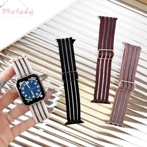 بند راینو مدل Nylon Fish مناسب برای اپل واج سری 10 46 میلی متری