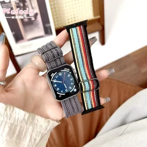 بند راینو مدل Nylon Fish مناسب برای اپل واج سری 10 46 میلی متری