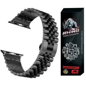 بند راینو مدل 5Bead مناسب برای اپل واچ سری 1/2/3/4/5/6/7/8/9/SE/ULTRA سایز 42/44/45/49 میلی متری