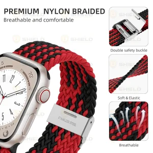 بند آلتیمیت شیلد مدل Braided GK مناسب برای اپل واچ 49 mm سری Ultra / Ultra 2