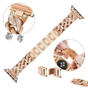 بند راینو مدل Diamond Cartir مناسب برای اپل واچ Series 7 41mm / Series 8 41mm / Series 9 41mm