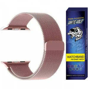 بند وایت ولف مدل WB-Mill مناسب برای اپل واچ سری 7/8/9 سایز 45mm