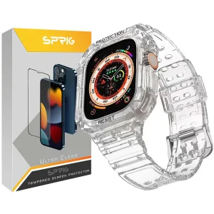 بند اسپریگ مدل Colorless G-Shock مناسب برای اپل واچ Ultra 49 میلیمتری