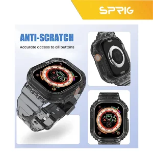 بند اسپریگ مدل Colorless G-Shock مناسب برای اپل واچ Ultra 49 میلیمتری