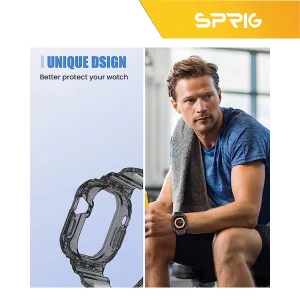 بند اسپریگ مدل Colorless G-Shock مناسب برای اپل واچ Ultra 49 میلیمتری