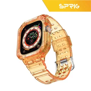 بند اسپریگ مدل Colorless G-Shock مناسب برای اپل واچ Ultra 49 میلیمتری