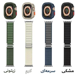 بند آکوآرا مدل Alpine Amizze مناسب برای اپل واچ سری Ultra 2 سایز 49mm به همراه کاور