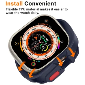 بند آکوآرا مدل Alpine Amizze مناسب برای اپل واچ سری Ultra 2 سایز 49mm به همراه کاور