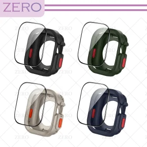 کاور زیرو مدل SIC Armor ZR مناسب برای اپل واچ Ultra / Ultra 2 49mm به همراه محافظ صفحه نمایش