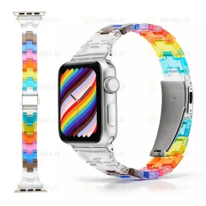 بند آلتیمیت شیلد مدل Crystal Hue Slim مناسب برای اپل واچ 46 میلی متری سری 10